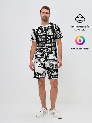 Мужской костюм с шортами / Fortnite