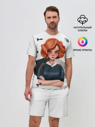 Мужской костюм с шортами / Ход Королевы