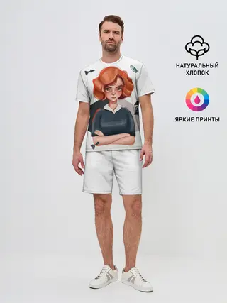 Мужской костюм с шортами / Ход Королевы