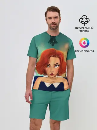 Мужской костюм с шортами / Ход Королевы