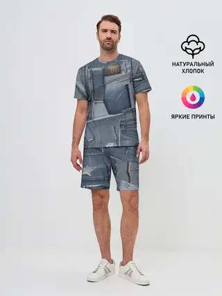 Мужской костюм с шортами / Jeans life