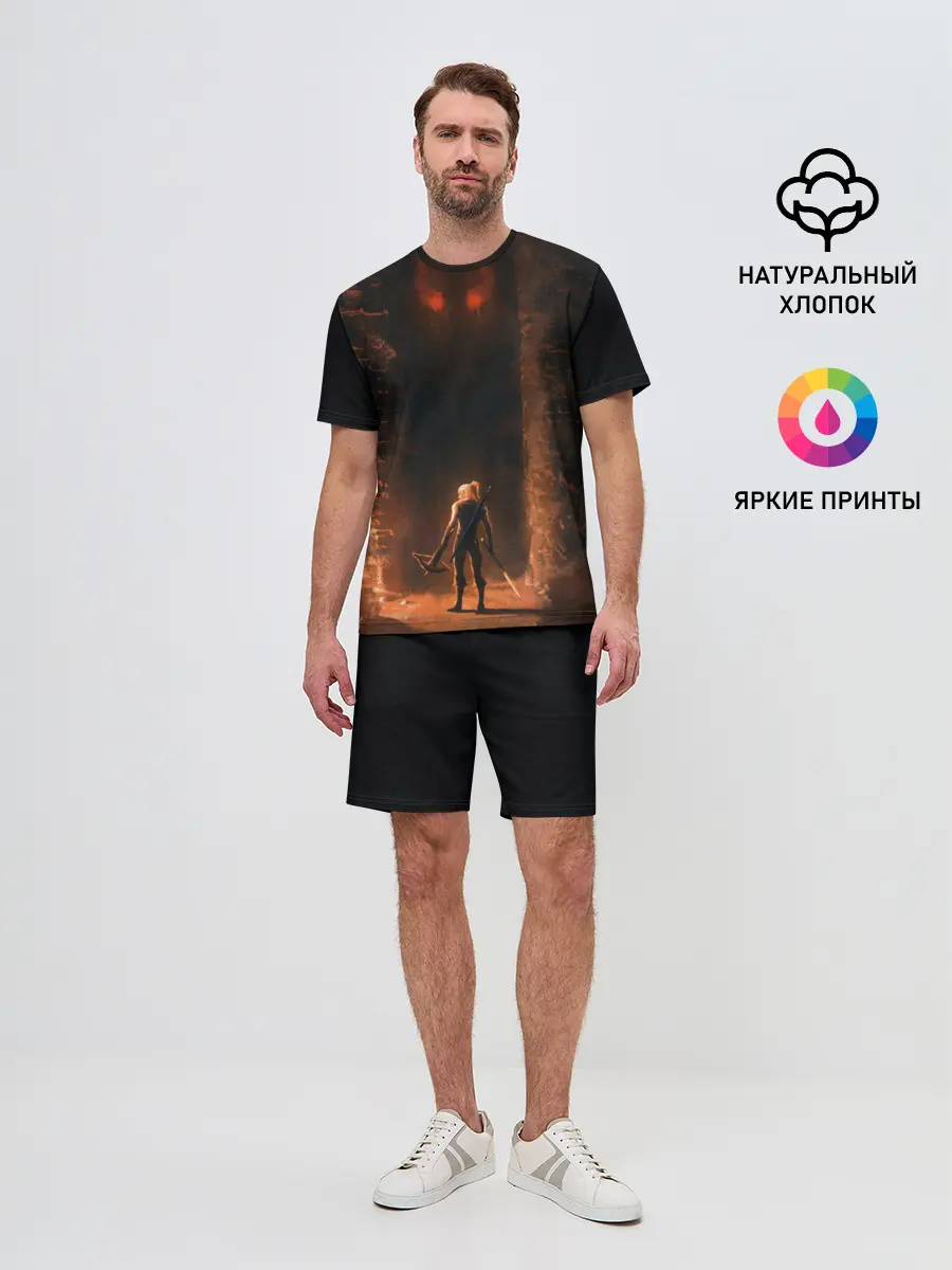 Мужской костюм с шортами / Ведьмак