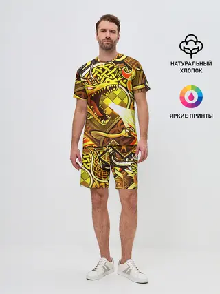 Мужской костюм с шортами / CS GO - DRAGON LORE | ИСТОРИЯ О ДРАКОНЕ