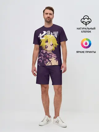 Мужской костюм с шортами / Nanatsu no Taizai силуэт