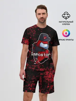 Мужской костюм с шортами / AMONG US