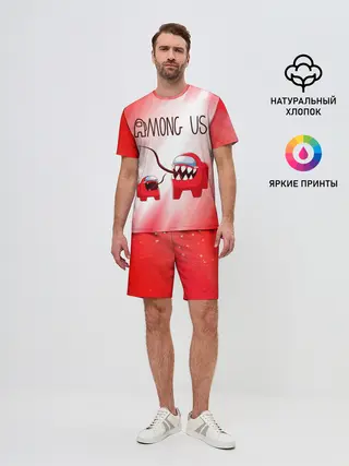 Мужской костюм с шортами / AMONG US - Impostor + Mini