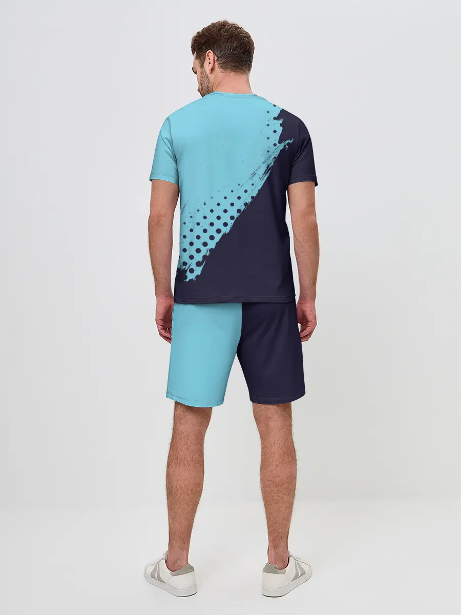 Мужской костюм с шортами / AMONG US - Черный Котик