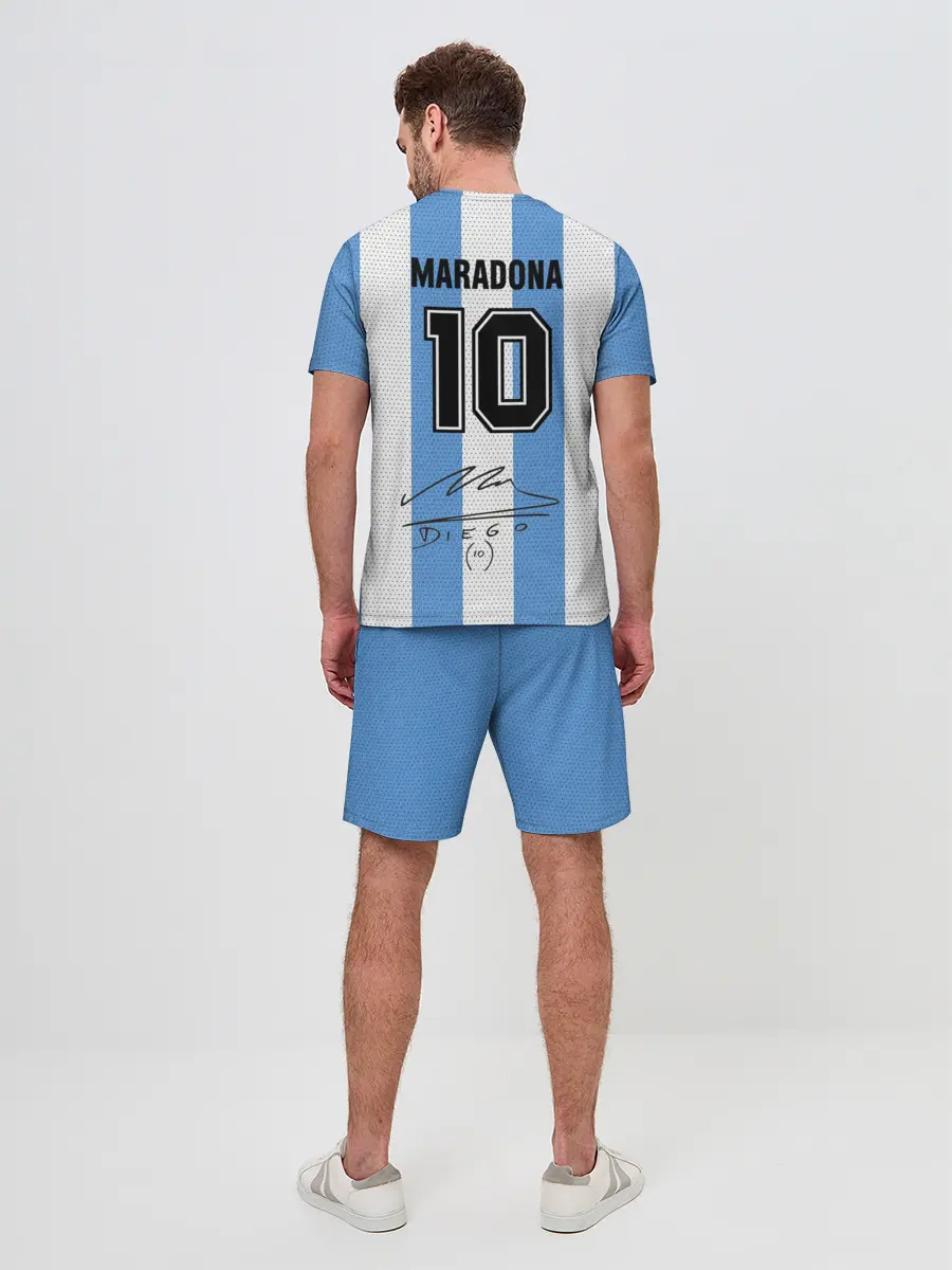 Мужской костюм с шортами / Джерси Марадоны с автографом