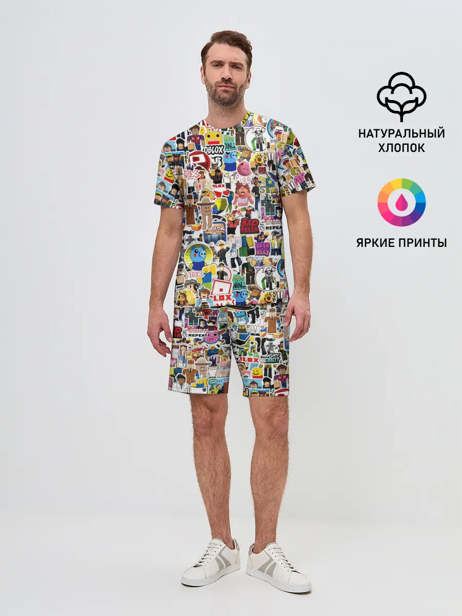 Мужской костюм с шортами / Roblox | Роблокс