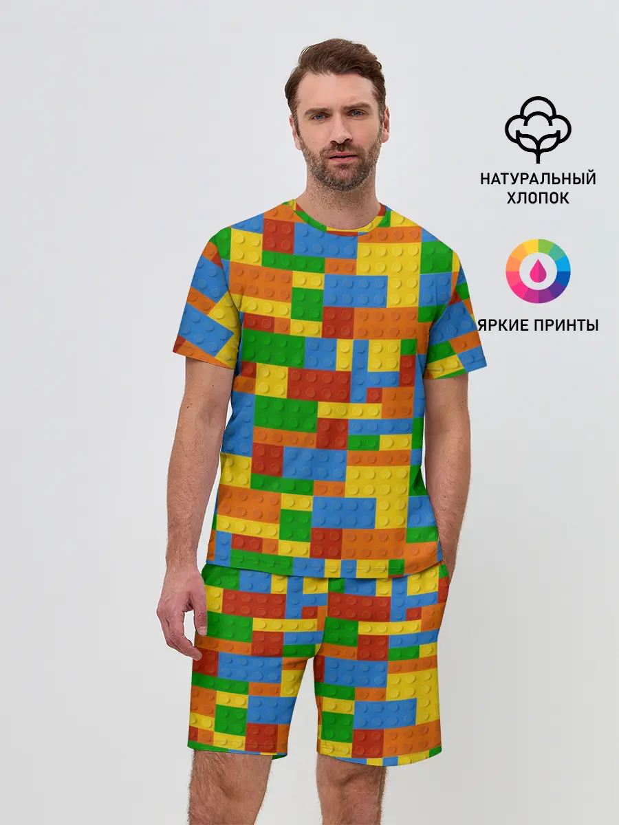 Мужской костюм с шортами / Конструктор