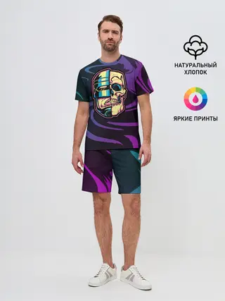 Мужской костюм с шортами / Робот полицейский