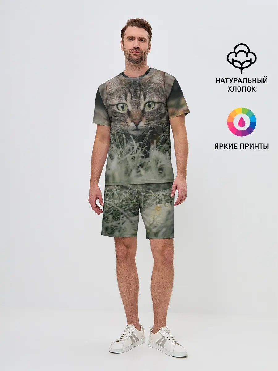 Мужской костюм с шортами / Кошка