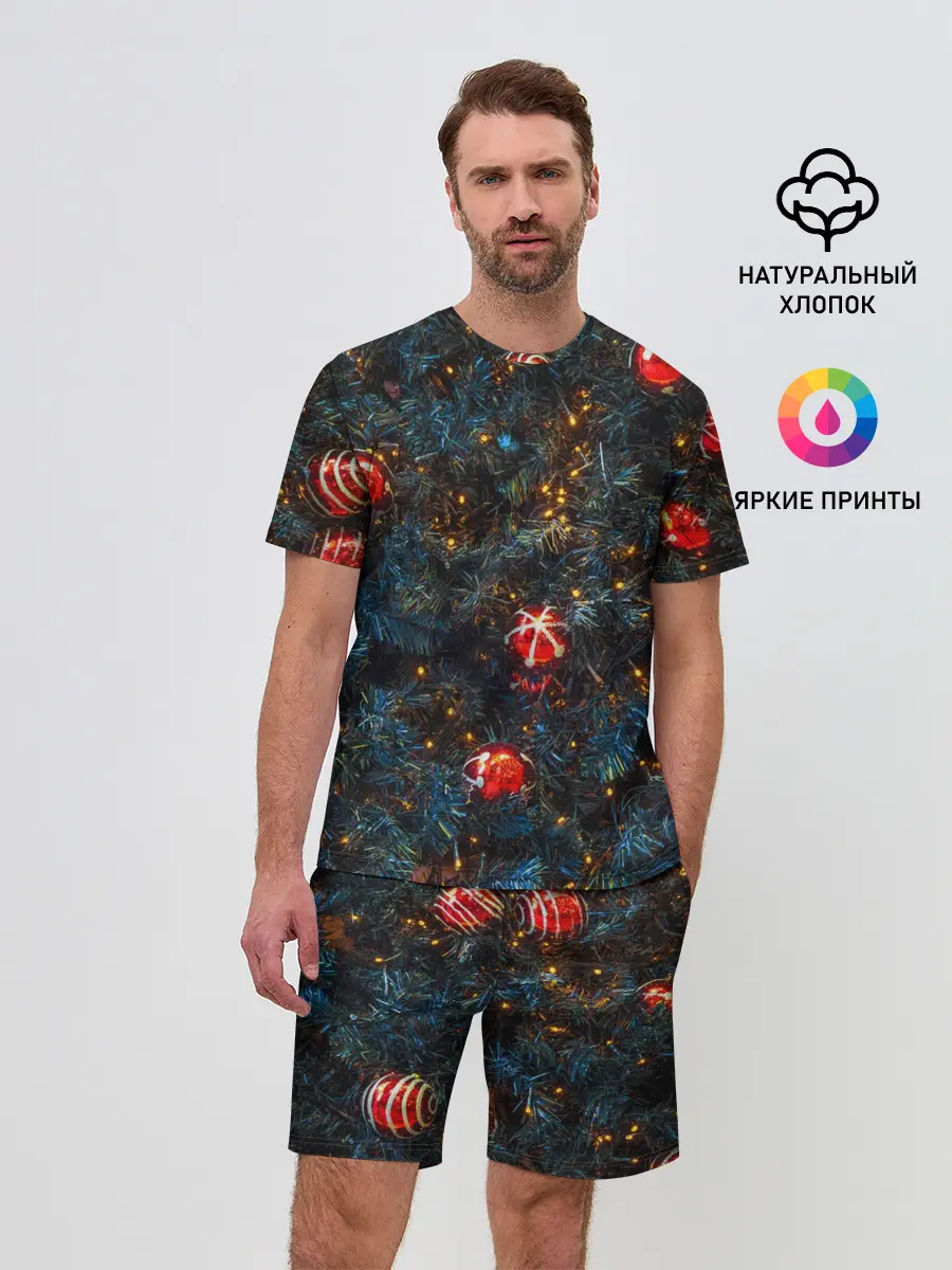 Мужской костюм с шортами / Новый Год