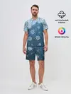 Мужской костюм с шортами / Снежное Настроенние