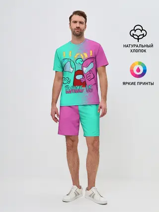 Мужской костюм с шортами / AMONG US