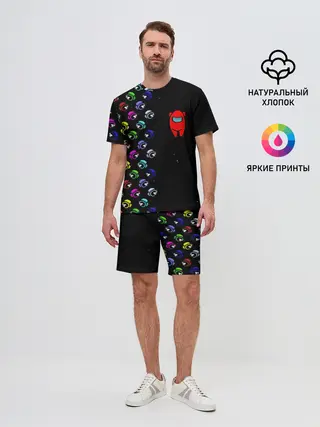 Мужской костюм с шортами / AMONG US