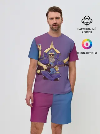 Мужской костюм с шортами / БГ многорукий