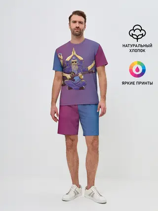 Мужской костюм с шортами / БГ многорукий