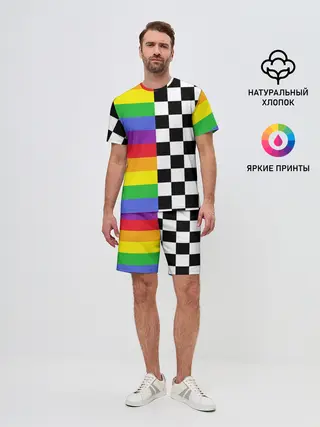 Мужской костюм с шортами / Rainbow