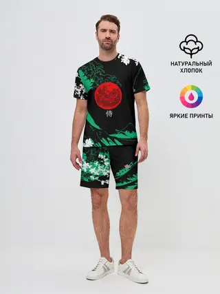 Мужской костюм с шортами / Japanese style