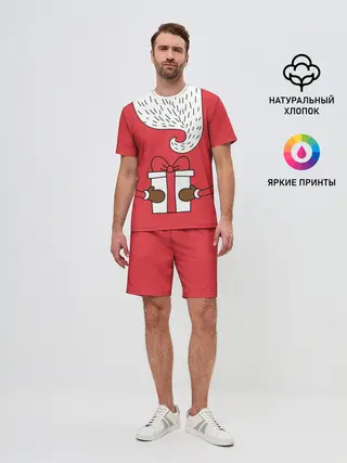 Мужской костюм с шортами / Дед мороз