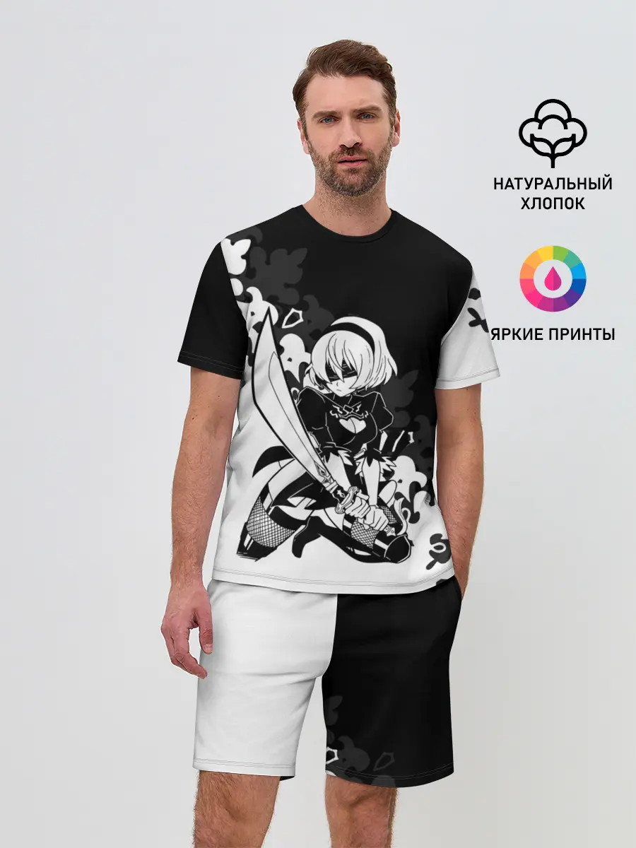 Мужской костюм с шортами / NIER AUTOMATA