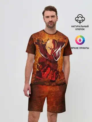 Мужской костюм с шортами / Огненный ВАНПАНЧМЕН