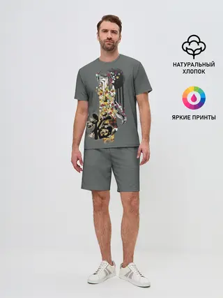 Мужской костюм с шортами / Гейша