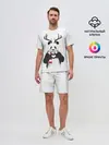 Мужской костюм с шортами / Новогодний Панда