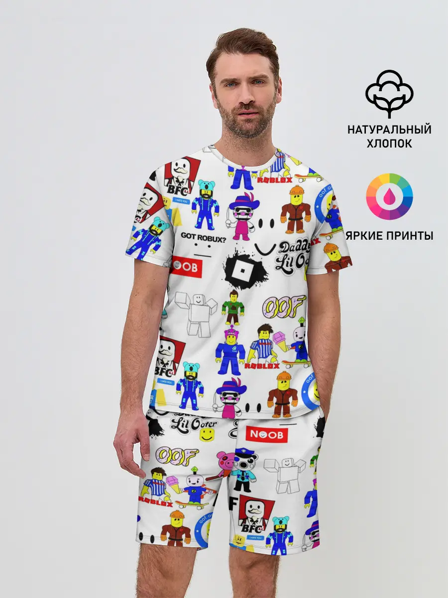 Мужской костюм с шортами / ROBLOX