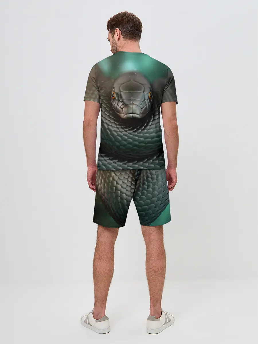 Мужской костюм с шортами / Чёрная мамба