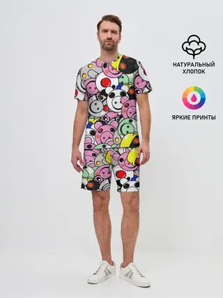 Мужской костюм с шортами / ROBLOX PIGGY