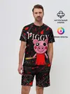 Мужской костюм с шортами / ROBLOX PIGGY