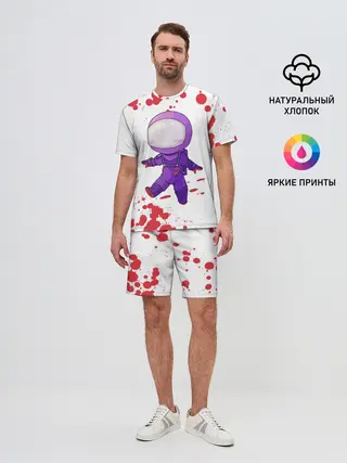 Мужской костюм с шортами / AMONG US - Импостор Покушал