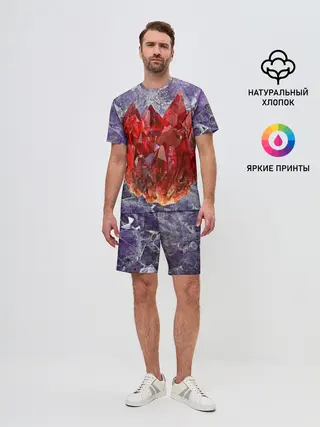 Мужской костюм с шортами / Роза инков