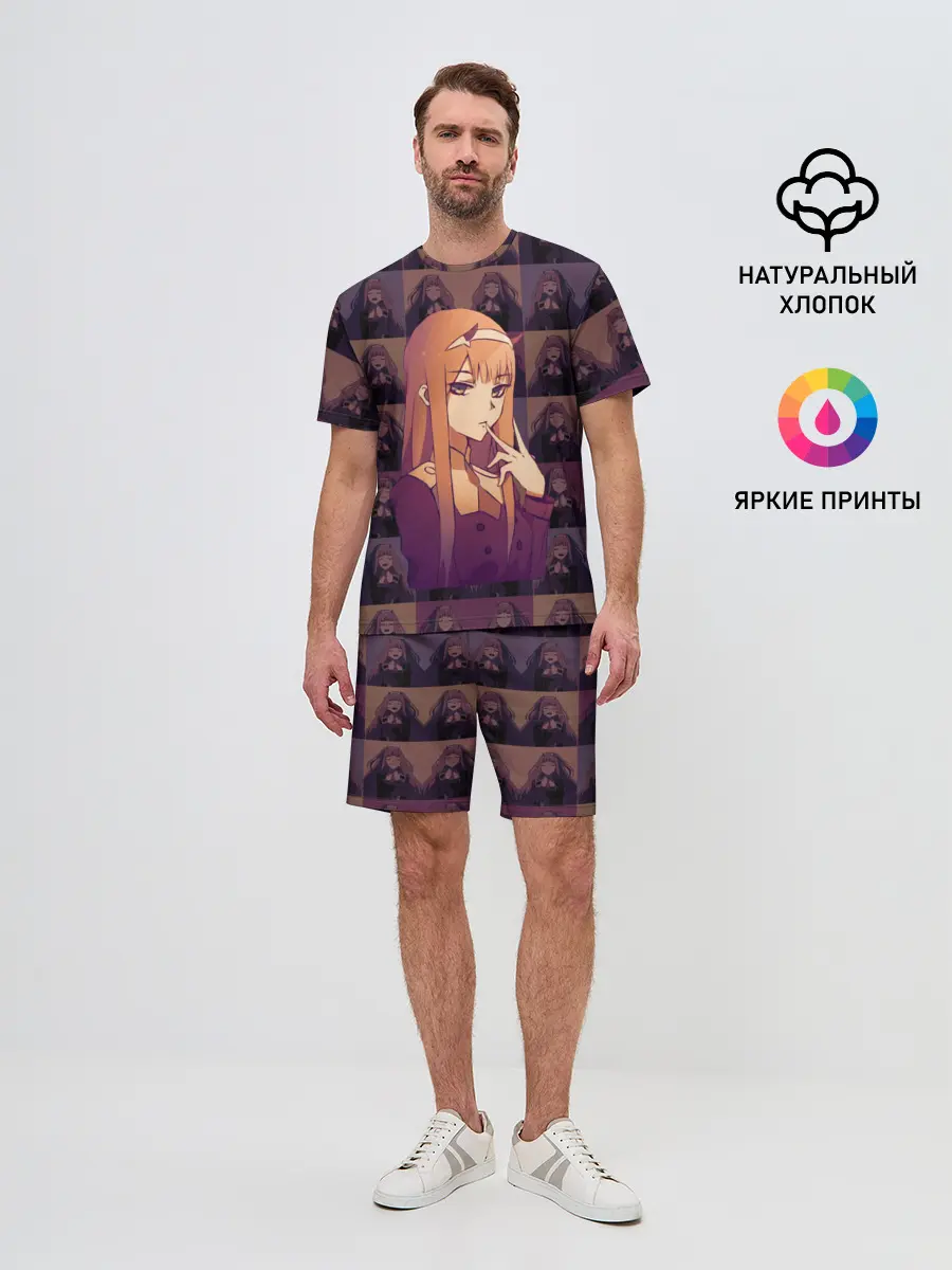 Мужской костюм с шортами / Zero Two Dance