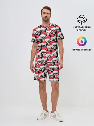 Мужской костюм с шортами / Деды морозы