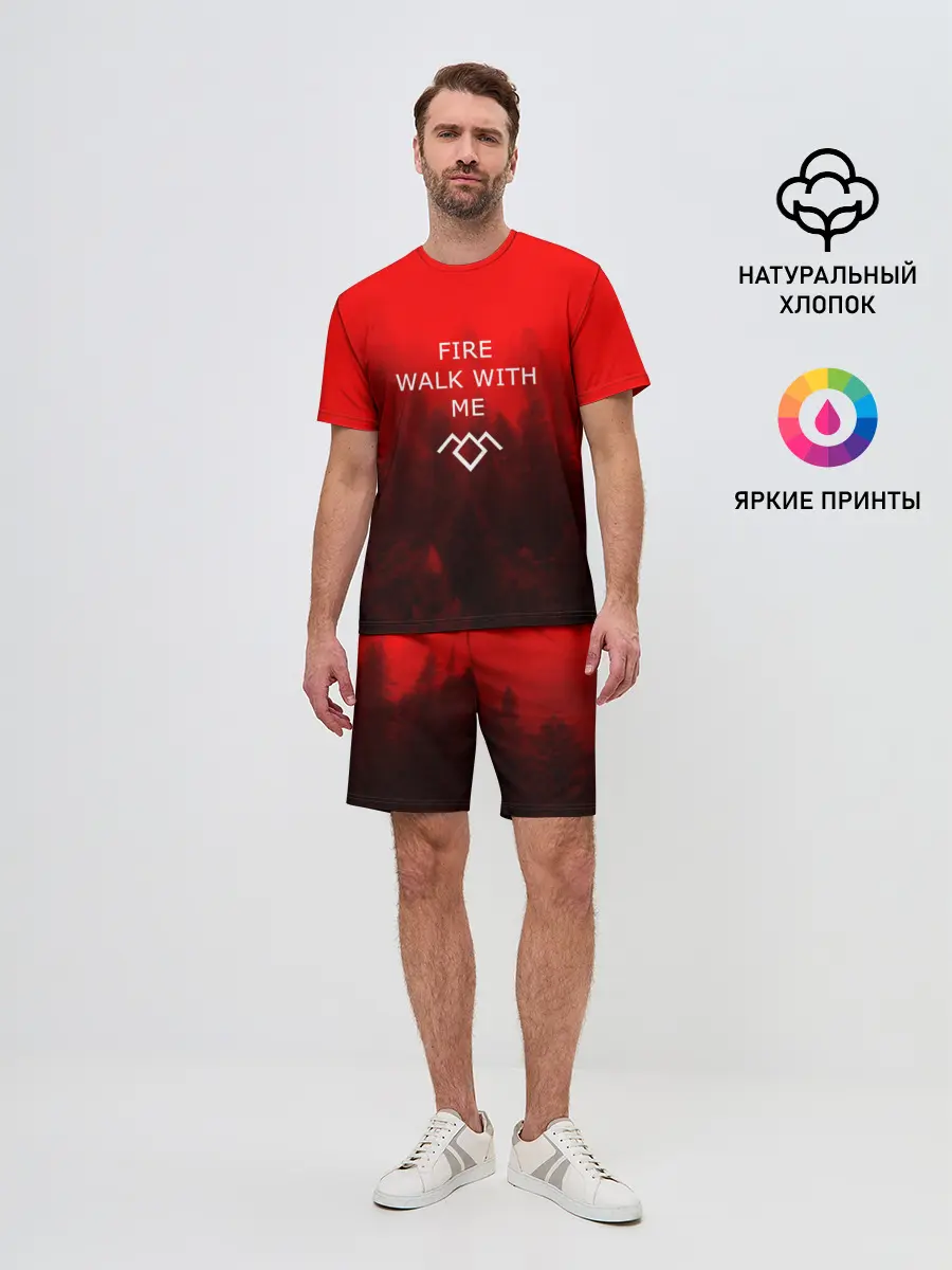 Мужской костюм с шортами / Twin Peaks