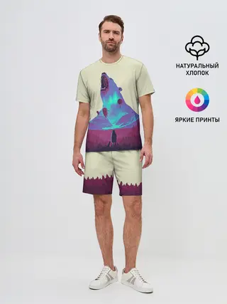 Мужской костюм с шортами / Armored bear