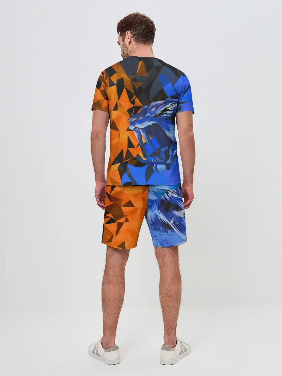 Мужской костюм с шортами / Тигр