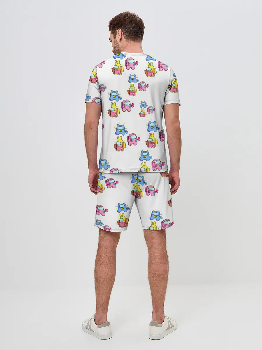 Мужской костюм с шортами / Among Us