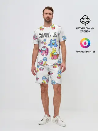 Мужской костюм с шортами / Among Us