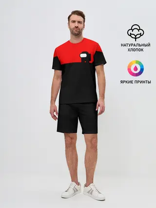 Мужской костюм с шортами / AMONG US - ALONE