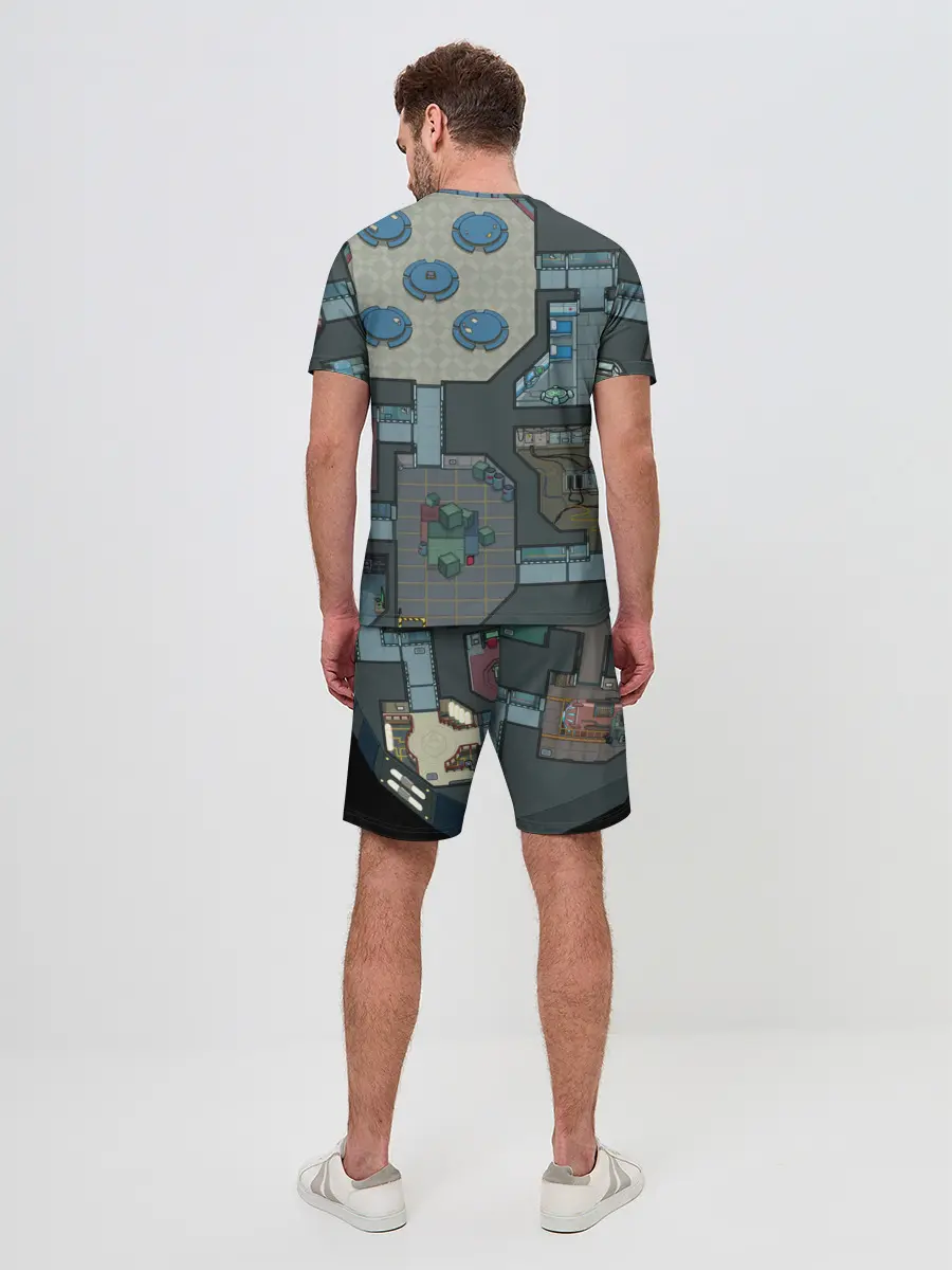 Мужской костюм с шортами / AMONG US - КАРТА