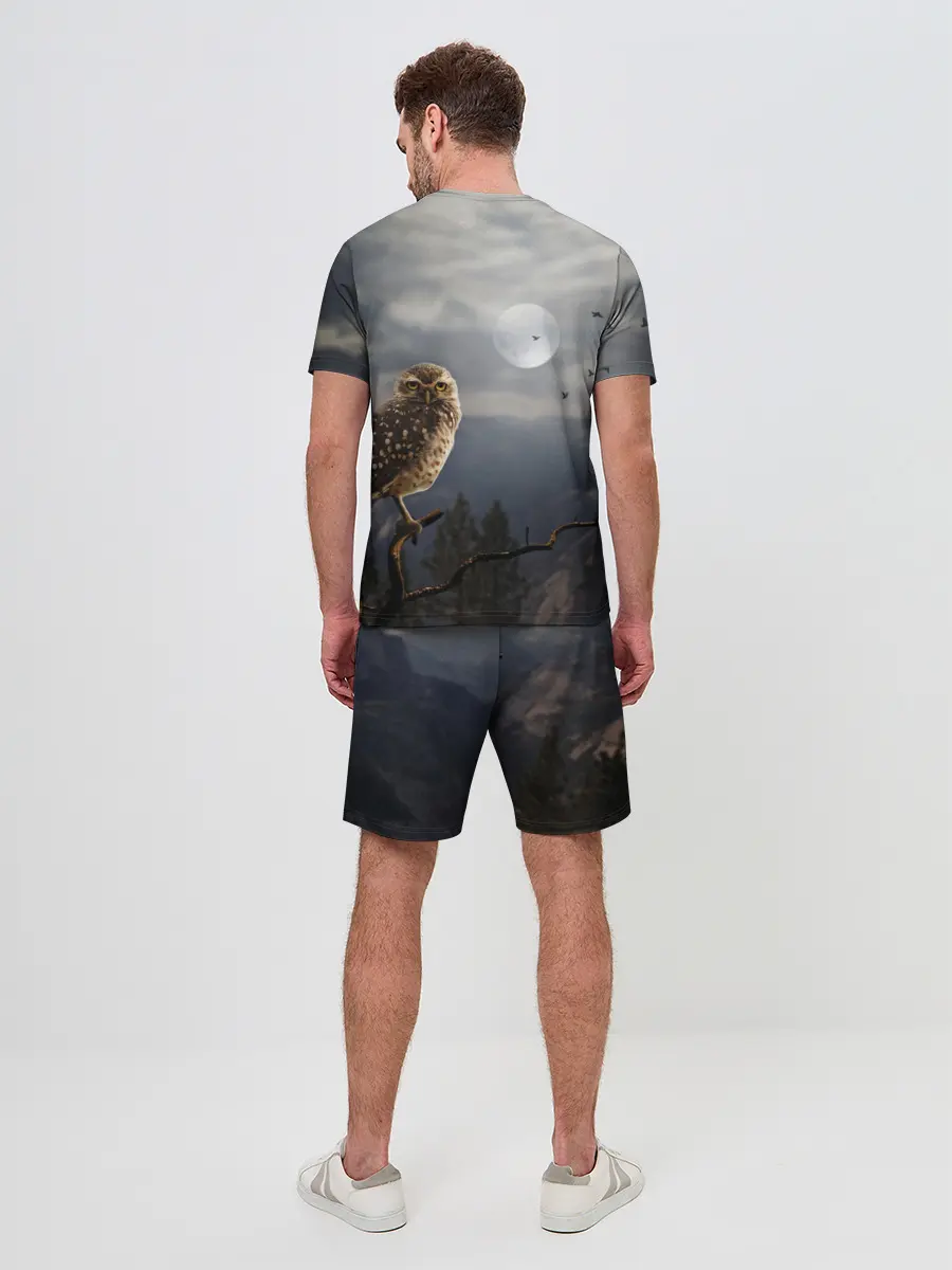 Мужской костюм с шортами / Сова