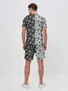 Мужской костюм с шортами / Снежинки