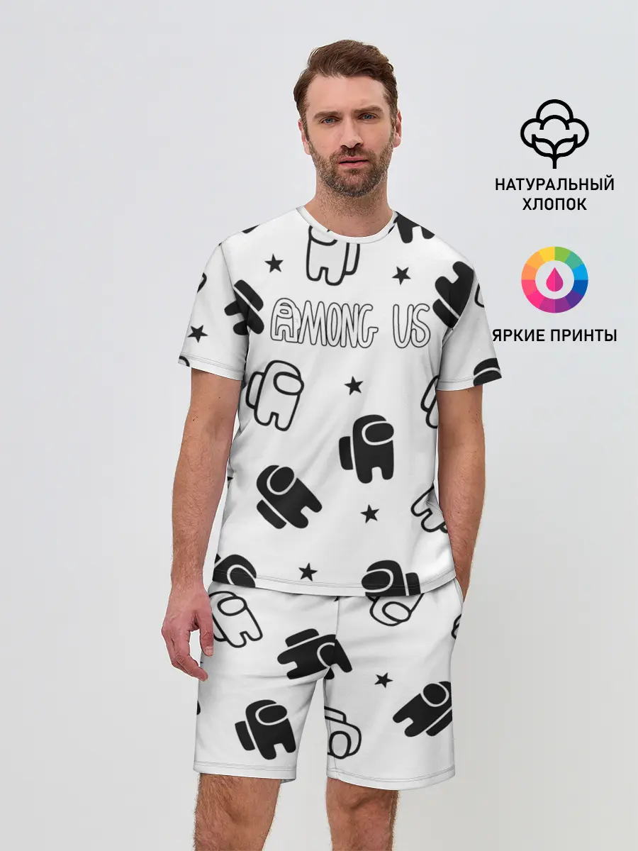 Мужской костюм с шортами / AMONG US