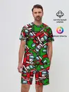 Мужской костюм с шортами / НОВОГОДНИЙ AMONG US