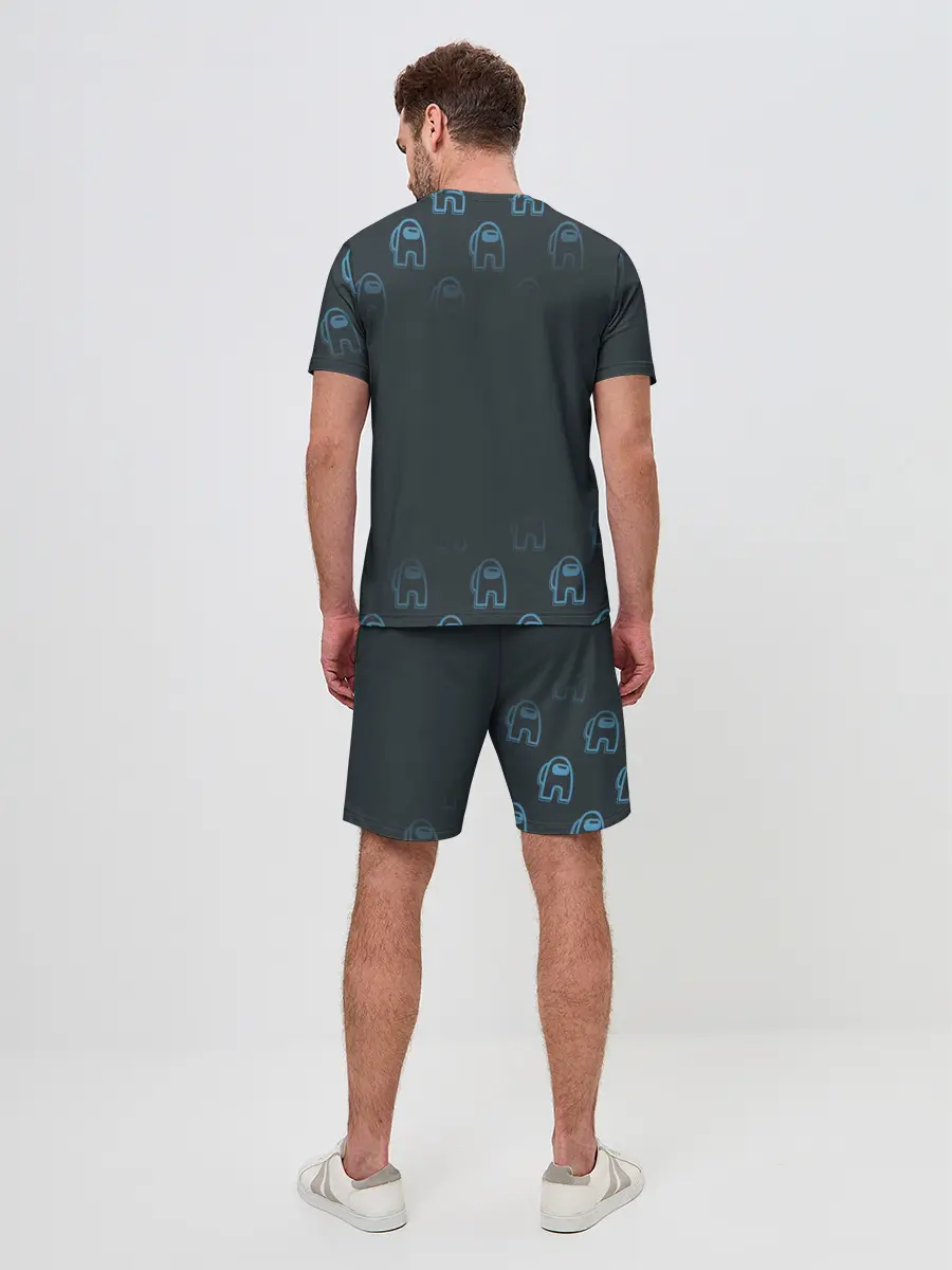 Мужской костюм с шортами / Among Us