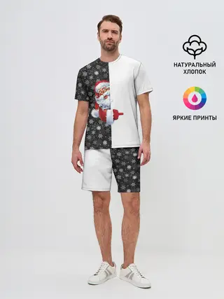 Мужской костюм с шортами / Дедушка Мороз